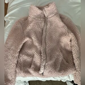 Light Pink Sherpa Jacket